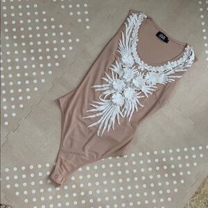 Stunning detail body suit Small - boho chic festival date night